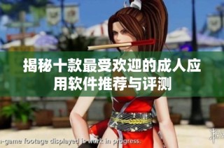 揭秘十款最受欢迎的成人应用软件推荐与评测