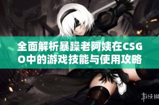 全面解析暴躁老阿姨在CSGO中的游戏技能与使用攻略