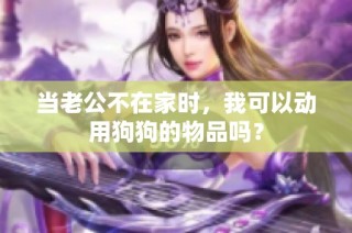 当老公不在家时，我可以动用狗狗的物品吗？