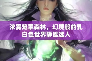 浓雾笼罩森林，幻境般的乳白色世界静谧迷人