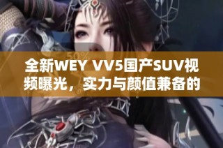 全新WEY VV5国产SUV视频曝光，实力与颜值兼备的选择！