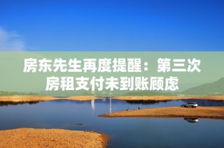 房东先生再度提醒：第三次房租支付未到账顾虑