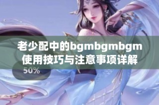 老少配中的bgmbgmbgm使用技巧与注意事项详解