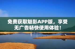 免费获取魅影APP版，享受无广告畅快使用体验！