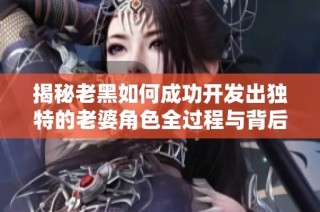 揭秘老黑如何成功开发出独特的老婆角色全过程与背后故事