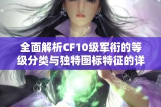 全面解析CF10级军衔的等级分类与独特图标特征的详尽指南