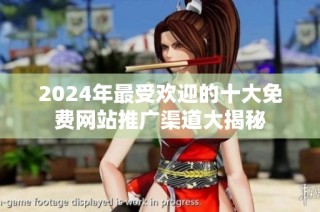 2024年最受欢迎的十大免费网站推广渠道大揭秘