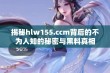 揭秘hlw155.ccm背后的不为人知的秘密与黑料真相