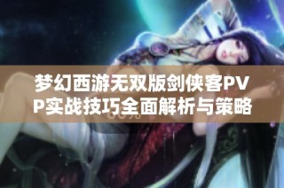 梦幻西游无双版剑侠客PVP实战技巧全面解析与策略指南