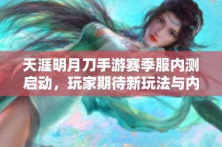 天涯明月刀手游赛季服内测启动，玩家期待新玩法与内容解析