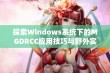 探索Windows系统下的MGDRCC应用技巧与野外实用指南