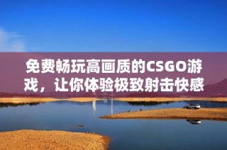 免费畅玩高画质的CSGO游戏，让你体验极致射击快感