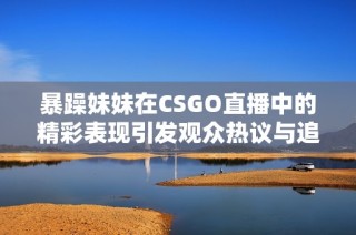 暴躁妹妹在CSGO直播中的精彩表现引发观众热议与追捧