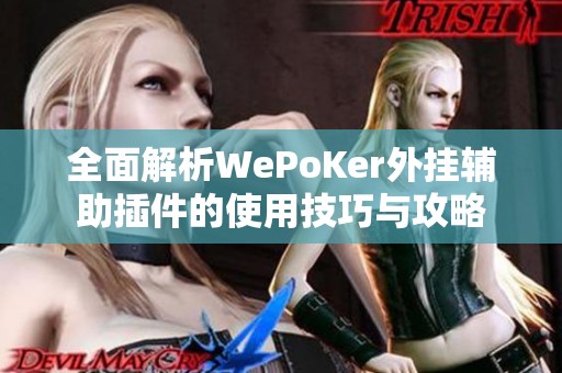 全面解析WePoKer外挂辅助插件的使用技巧与攻略