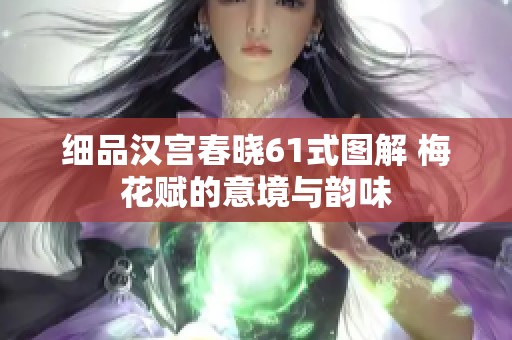 细品汉宫春晓61式图解 梅花赋的意境与韵味