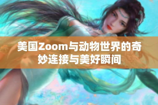 美国Zoom与动物世界的奇妙连接与美好瞬间