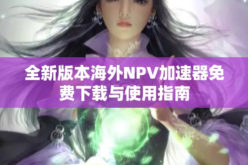 全新版本海外NPV加速器免费下载与使用指南