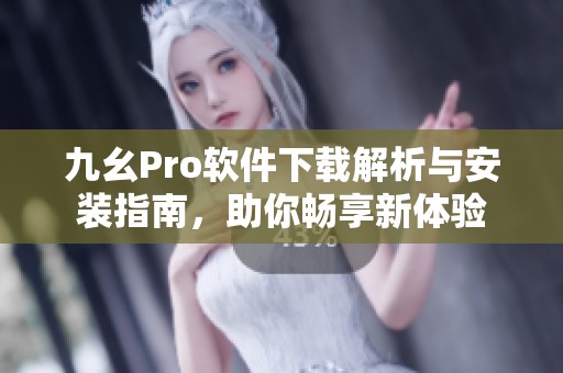 九幺Pro软件下载解析与安装指南，助你畅享新体验