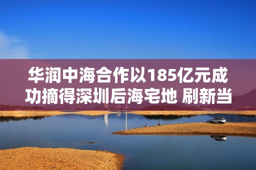 华润中海合作以185亿元成功摘得深圳后海宅地 刷新当地土地成交总价纪录