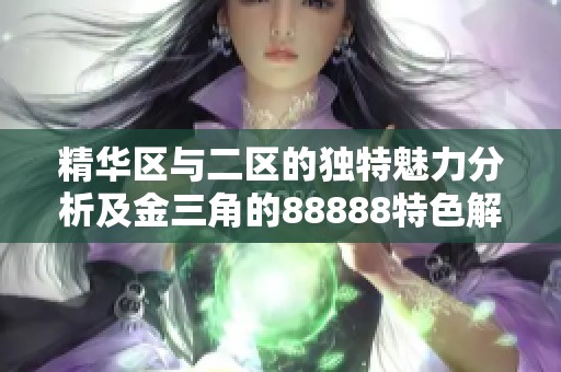 精华区与二区的独特魅力分析及金三角的88888特色解读