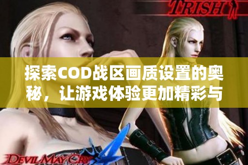 探索COD战区画质设置的奥秘，让游戏体验更加精彩与流畅的秘诀揭秘