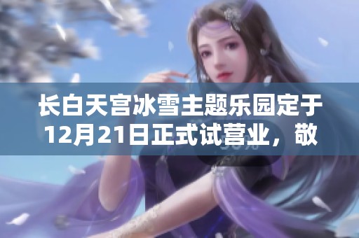 长白天宫冰雪主题乐园定于12月21日正式试营业，敬请期待精彩活动和冰雪体验