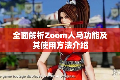 全面解析Zoom人马功能及其使用方法介绍