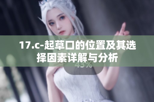 17.c-起草口的位置及其选择因素详解与分析