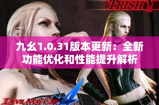 九幺1.0.31版本更新：全新功能优化和性能提升解析