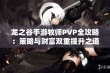 龙之谷手游牧师PVP全攻略：策略与财富双重提升之道