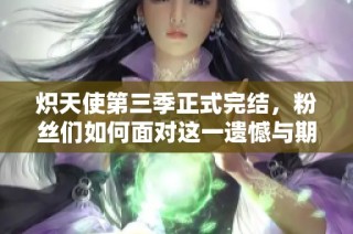 炽天使第三季正式完结，粉丝们如何面对这一遗憾与期待